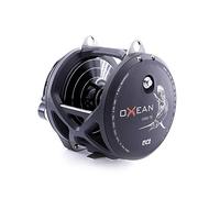 TICA Oxean Ox50Ts Mulinello da Pesca, Nero Matto, Gear Ratio Double Speed 3.2/1.4