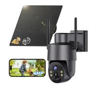 Tical 24/7 Registrazione AOV 4G Telecamera Esterno con SIM, 2.5K/4MP HD