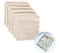 Ticeed Set di Tovaglioli 6pack: TOATELU Tovaglioli in Lino Lavabili Riutilizzabili, Tovaglioli di stoffa fatti a mano per Decorazione da Tavolo, Matrimonio, Cena, Caffè, Ristorante