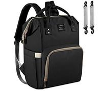 Ticent, borsa per pannolini multifunzione, impermeabile, da viaggio, zaino per accessori da bebè; misura grande, elegante e resistente