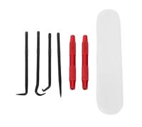 TICFOX 2 set di strumenti per prelievo e gancio a doppia testa per rimozione estrattore paraolio per auto per guarnizioni O-ring automobilistiche