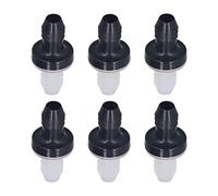 Ticfox 6pc Valvola di ritegno Plastica non restituzione Valvola in linea 1 per il liquido e gas 3/8 pollici 10 mm diametro dell'interfaccia (CDPS6)