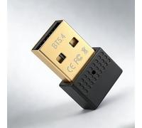 Ticfox Adattatore Bluetooth 5.4 per PC, Mini USB Bluetooth 2.4G Dongle Ricevitore per cuffie, altoparlante, mouse, tastiera, controller, gamepad, Plug and Play per Windows 11/10/8.1 PC Laptop Desktop