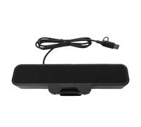 Ticfox Altoparlanti per PC da 10 W, con clip, USB A, USB C, con cavo, per computer desktop con controllo del volume, pulsante muto, suono coinvolgente