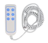 Ticfox Controller del Letto di Sollevamento, Controller di Controllo delle Mani a 6 Pulsanti, Controllo Elettrico PVC IP66 Resistente Alla Sedia a Portata di Mano per L'ospedale (8 pin)