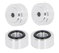 Ticfox Piedini per assorbimento degli urti degli altoparlanti Piattaforma isolante per giradischi in lega di alluminio Set 4 pezzi per una migliore qualità del suono e smorzamen