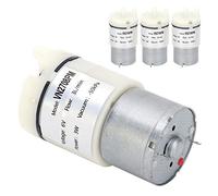 Ticfox Pompa a Vuoto Micro, Mini Pompa del Vuoto Elettrico, 3pcs DC 6V Pompa a Diaframma Micro Diaframma Mini Air Air Air Motor per Serbatoio di Pesce (VN2708pm)