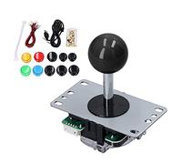 Ticfox QM070901 Game Joystick Kits Zero Delay Encoder Board 10 Tasti Joystick USB DIY Kit per MAME PC Gaming XP Win7 Win8 Win10 (colore misto)