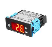 TICFOX Regolatore di Temperatura del'acqua Solare, Termostato Differenziale, Termostato di Temperatura Digitale AC 220V 5A con Sonde del Sensore e Display Digitale da 76 Mm per Scaldabagno Solare
