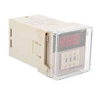TICFOX Relè Timer Ritardo accensione-Samfox AC 220V Relè Ritardo accensione 1-999S Relè Timer accensione Relè Tempo Ritardo