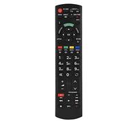 Ticfox Telecomando di ricambio per TV, innovativo controller tastiera N2QAYB000487, nessuna programmazione necessaria, accesso diretto al canale, dimensioni compatte, plastica nera per Fer