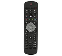Ticfox Telecomando sostitutivo ABS Telecomando TV Tasti sensibili Facile usare Nessuna programmazione richiesta Compatibile con TV 47PFH4109 32PHH4009 40PFH4009 50PFH4009