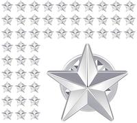 Tichso 50/100/200/300/500 pezzi piccolo materiale in lega placcato in oro color argento-placcato argento spilla da bavero stella Veterans Day pin zaino Militare Award pin Festa del lavoro Giorno del