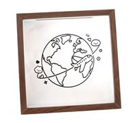 Ticket Shadow Box Cornice Porta Ricordi Cornice con Slot Porta Biglietti