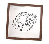 Ticket Shadow Box Cornice Porta Ricordi Cornice con Slot Porta Biglietti