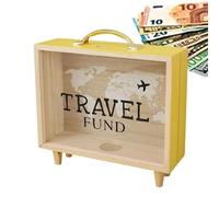 Ticket Shadow Box - Schermo di memoria da 8,07 pollici | Legno e ferro - Cornice per conservare banconote, francobolli, collezione di souvenir, cornice decorativa per la decorazione della casa, ca