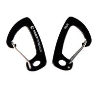 Ticket to the Moon - Lightest Carabiner 6kN - Pair - Moschettoni a leva nero