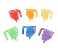 TickiT 73113 Translucent Colour Funnels - Pack of 6