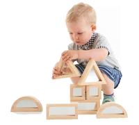 Blocchi in Legno con Specchio - 8 Pezzi