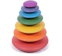 TickiT 73422 Wooden Rainbow Buttons Pack of 7 - Opened Ended Play
