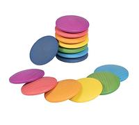 TickiT 73997 Wooden Rainbow Discs - Pack of 14