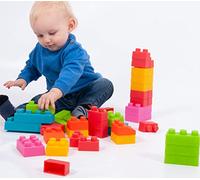 TickiT 74050 Chunky Soft Brick Set, 45 Pieces