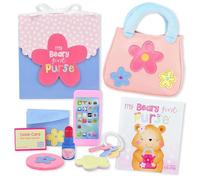 Tickle & Main My Beary First Purse, 9-Piece Gift Set Includes Purse, Storybook, and Accessories for Toddlers Ages 1-4 Years Old