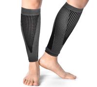 TICKLELY 1 Paia Polpaccera Compressione Uomo Donna, Calze Compressione, Gambaletti Compressione, Fascia Elastiche Polpaccio, per Corsa, Fitness, Sport, Calcio, Ciclismo, Circolazione, Vene Varicose