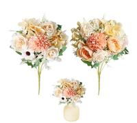 TICKLELY Decorazioni Fiori Finti - Rose Finte per Decorazioni, Bouquet Fiori Finti, Fiori Giganti per Allestimenti