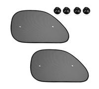 TICKLELY Parasole Auto - Tendine Parasole per Finestrini Auto Oscuranti Avvolgibili - Adatti per Tutti i Tipi di Auto, Forniti con Ventose - Pack da 2