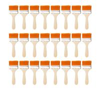 TICKLELY Pennello da Pittura - Pennelli per Vernice Set di 24 pezzi, Pennello Piatto Adatto per Pareti, Legno, Ferro - Pennelli Facili da Pulire ed Economici