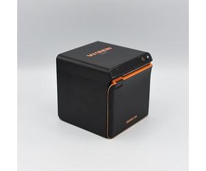 Tickoffice Stampante ricevute non fiscali e comande mini compatta cubo termica diretta 250m/s 80mm con auto-cut usb lan ethernet ACE H1 windows mac android ios (ACE H1 NERO - USB+ETHERNET)