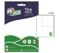 Tico 418432 Export Etichetta da 74x38 mm, Confezione da 60 Pezzi