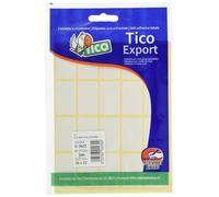 Tico Italia 947904 Etichette adesive, Bianco, Confezione da 10 fogli con 20 etichette - Totale 200 pezzi