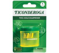 Ticonderoga Temperamatite a due fori, giallo e verde, 1 pezzo