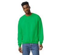 TICTEX Felpa Girocollo per Uomo in Cotone - Felpa Basic Senza Cappuccio per Uso Quotidiano e Abbigliamento da Lavoro - Irish Green, S