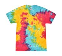 TICTEX Maglietta Batik unisex by Colortone - Camicie colorate per donne e uomini - Tie-Dye - Abbigliamento hippie - Cotone S M L XL XXL 3XL 4XL 5XL, XL