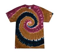 TICTEX Maglietta unisex batik by Colortone - magliette colorate per uomo e donna - Tie-Dye - abbigliamento hippie - maglietta neon in cotone S M L XL XXL 3XL 4XL 5XL, Salice, XL