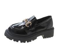 ticticlily Mocassini Casual Eleganti Donna in Pelle A1 Nero 35 EU
