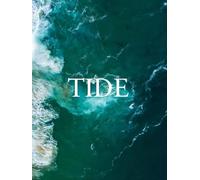 Tide: Coastal Decorative Book | Modern Beach House Accent for Coffee Tables and Shelves