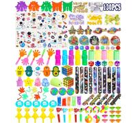 TIDEVAN 130 Pezzi Pinata Assortiti Regalo Bambini Regalini Riempitivi di Pinata Gadget Bambini Regalo Giocattoli Gadget Festa Compleanno Regalo Festa Compleanno per Bambini e Bambine Giochi per Feste