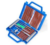 TIDEVAN 33 PCS Kit di Riparazione Pneumatici, Kit Riparazione Pneumatici Auto Kit di Riparazione di Gomme Heavy Duty, Portatile Ripara Gomme Auto per Motocicli, Auto, Camion, Jeep, Trattori, ATV