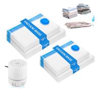 TIDEVAN Borsa sottovuoto per aspirapolvere e pompa elettrica, 11 pezzi, 2XL 3L 3M 3S custodia riutilizzabile per vestiti e piumini da viaggio