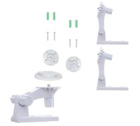 Tidevib 2 staffe per montaggio a parete C200 C210 C220 C225 TC70 Kasa, base per telecamera di sicurezza con rotazione 180, clip da soffitto in plastica bianca