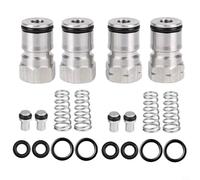 Tidevib Acciaio inossidabile Ball Lock Keg Posts Set Draft Birra Brewing Equipment 2 Gas Ingresso 2 Liquido Outlet Posts Con O-ring Molle Per Casa Brewing Beer Making System