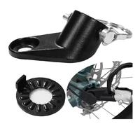 Tidevib Accoppiatore portatile per gancio di traino per bicicletta, in acciaio al carbonio resistente, per montaggio di rimorchi per biciclette, passeggini e auto per animali domestici, adattatore per