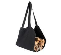 Tidevib Borsa porta legna da ardere in tela con manici rinforzati per campeggio all'aperto e trasporto legna da ardere