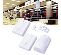 Tidevib Campanello senza fili con sensore di movimento a infrarossi e allarme, portata 150 m, angolo di rilevamento 120, per casa, ufficio, appartamento