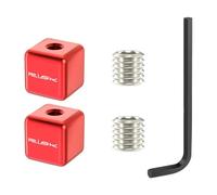 Tidevib Cappello di coda in lega di alluminio per cavi del freno e del cambio, 6,6 mm, per bici da strada e mountain bike, include viti e chiave esagonale