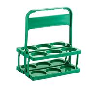 Tidevib Cestino portabottiglie pieghevole e riutilizzabile, confezione da 6 pezzi, per consegna di cibo e sport all'aria aperta